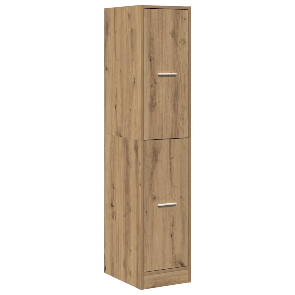 Apothecary Cabinet Artisian Oak 30x41x144.5 cm Engineered Wood